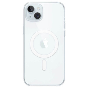 TPU чохол Clear Case with Magnetic safe на Apple iPhone 14 (6.1")