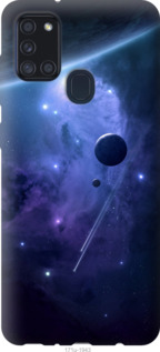 

Чохол Планети в синьому космосі на Samsung Galaxy A21s A217F 1022676