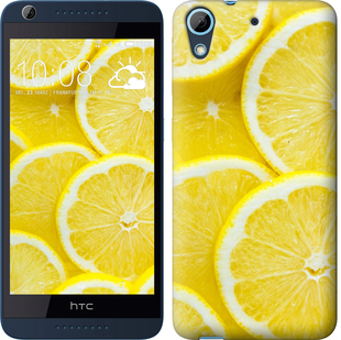 Чехол на HTC Desire 626G Дольки лимона