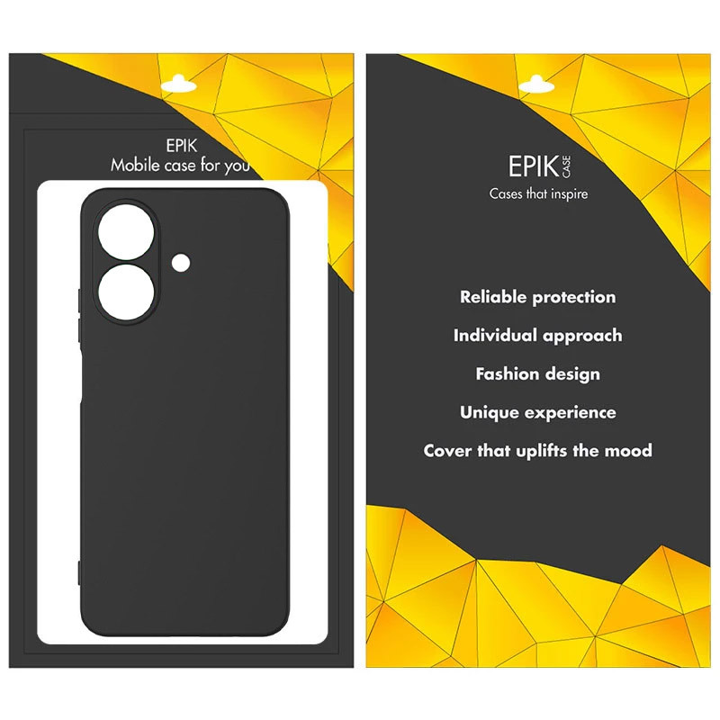 Фото Чехол TPU Epik Black Full Camera для Realme Note 60 / 60x (Черный) на vchehle.ua