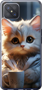 Чехол White cat для Oppo A92S