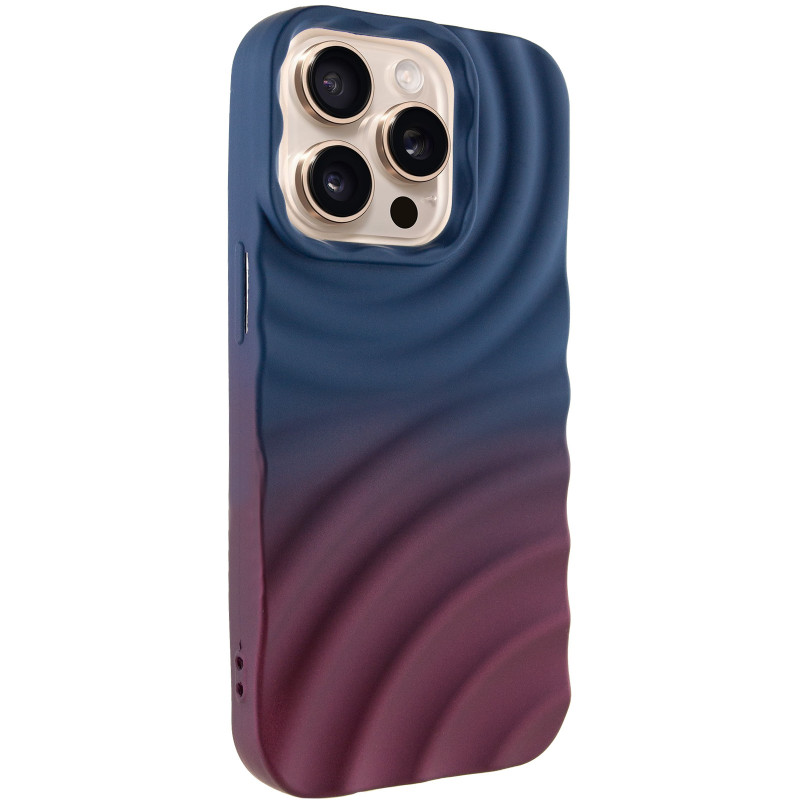 Чохол TPU ColorWave на Apple iPhone 15 Pro (6.1") (Navy Blue / Plum)