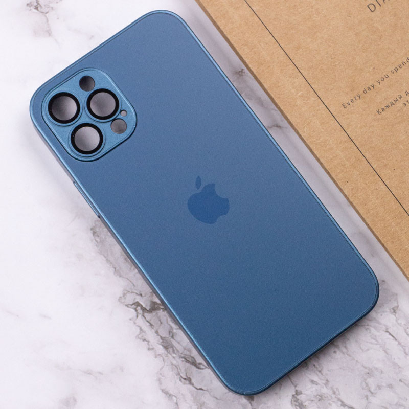 Купить Чехол TPU+Glass Sapphire matte case для Apple iPhone 11 Pro Max (6.5") (Navy Blue) на vchehle.ua