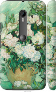 Чехол Винсент Ван Гог. Ваза с розами для Motorola Moto G3