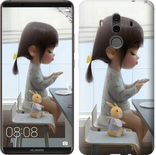 

Чехол Милая девочка с зайчиком для Huawei Mate 10 Pro 636740