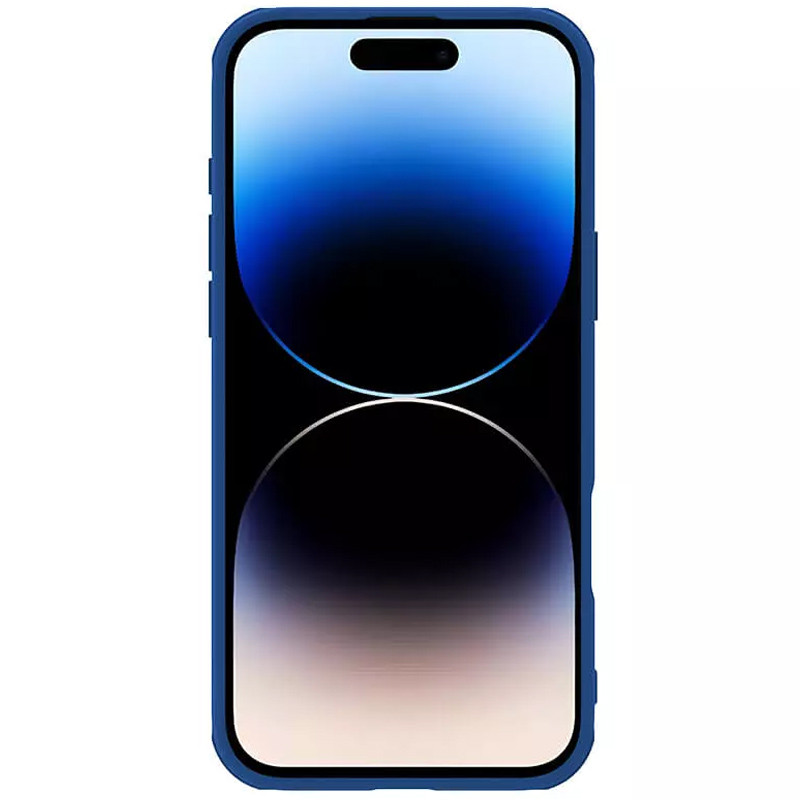 Купить Карбоновая накладка Nillkin CamShield Pro Magnetic для Apple iPhone 16 (6.1") (Blue) на vchehle.ua