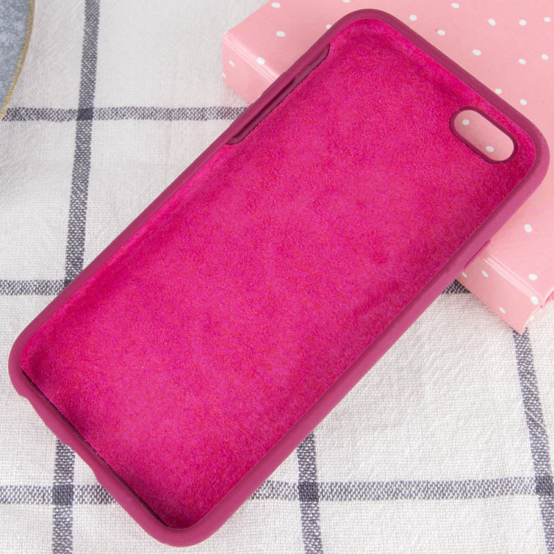 Фото Чехол Silicone Case Full Protective (AA) NO LOGO для Apple iPhone SE (2020) (Бордовый / Maroon) в магазине vchehle.ua