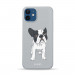 Чехол Pump Tender Touch для Apple iPhone 12 mini (5.4") (Bulldog on Gray)