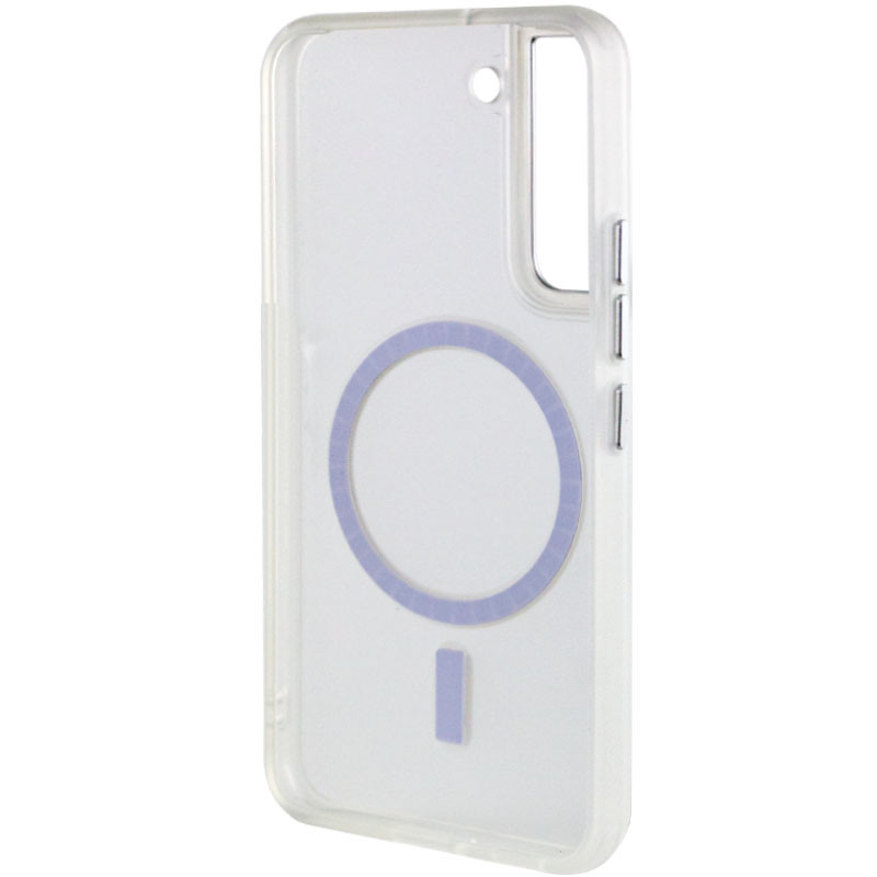 Чохол TPU Lyon frosted with Magnetic Safe на Samsung Galaxy S22+ (White) в магазині vchehle.ua