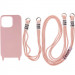 Чехол TPU two straps California для Apple iPhone 12 Pro Max (6.7") (Розовый / Pink Sand)