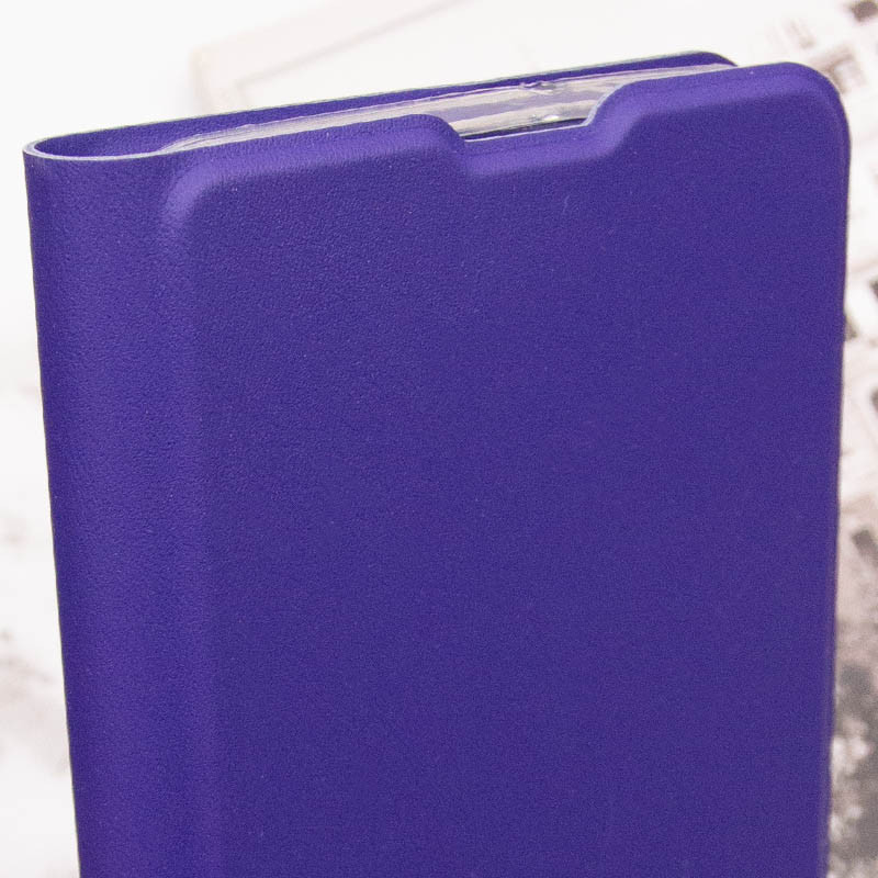 Фото Кожаный чехол книжка GETMAN Elegant (PU) для Xiaomi Redmi Note 8 Pro (Фиолетовый) в магазине vchehle.ua