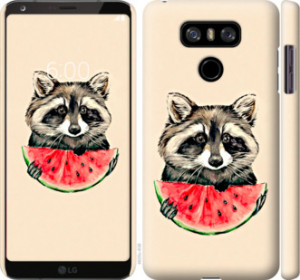 Чехол Енотик с арбузом для LG G6 Plus H870