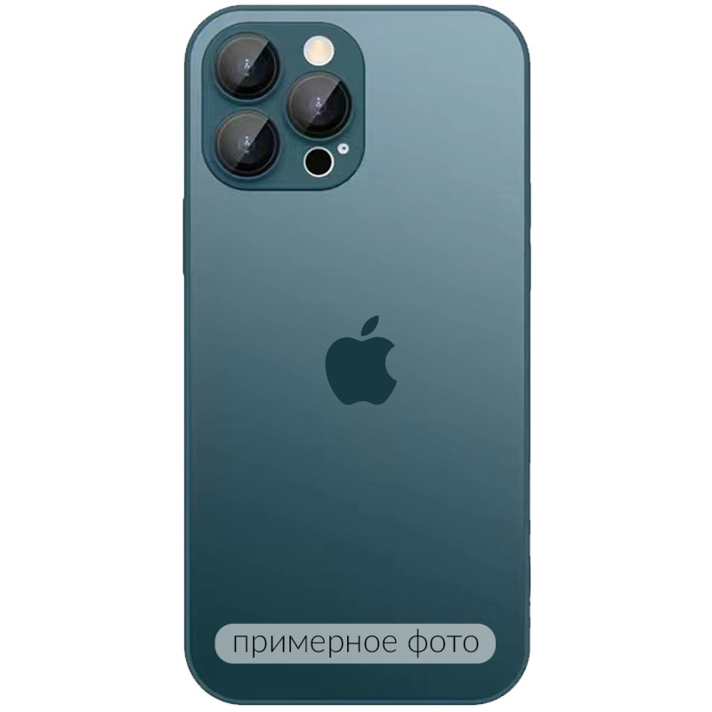 Чохол TPU+Glass Sapphire matte case на Apple iPhone 12 (6.1") (Navy Blue)