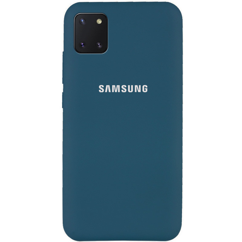 

Чохол Silicone Cover Full Protective (AA) на Samsung Galaxy Note 10 Lite (A81) (Синій / Cosmos blue) 914290