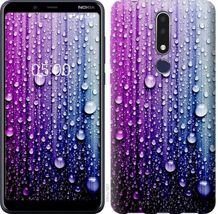 

Чехол Капли воды для Nokia 3.1 Plus 688436