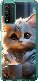 Чохол White cat на Huawei Honor 10X Lite