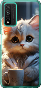 Чехол White cat для Huawei Honor 10X Lite