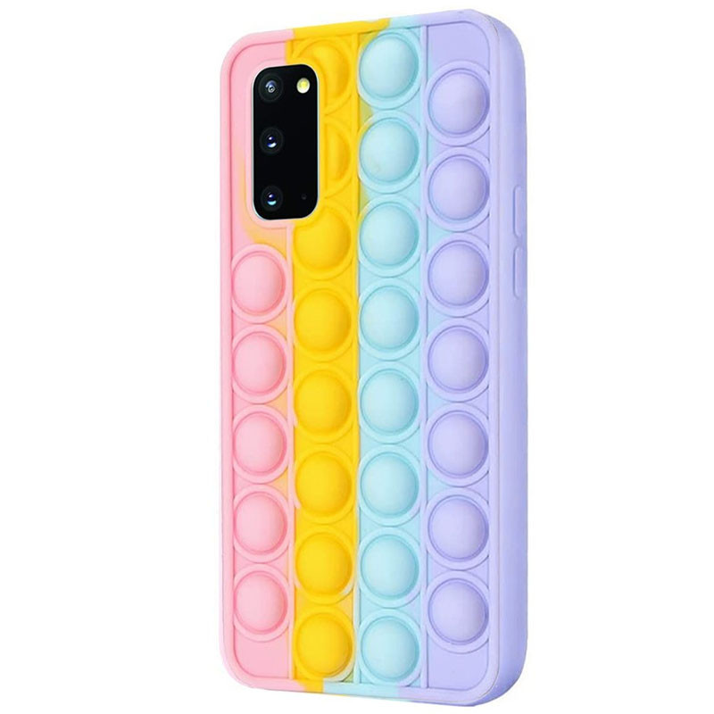 

Силіконовий 3D чохол-антистрес Pop it Bubble на Samsung Galaxy S20+ (Різнокольоровий) 1186900