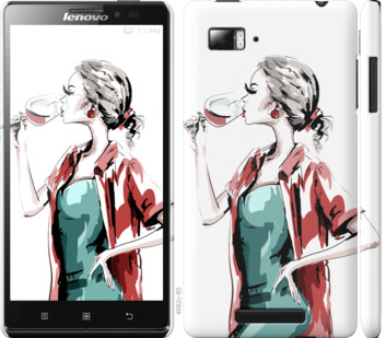 

Чохол Дівчина з келихом на Lenovo Vibe Z K910 841511
