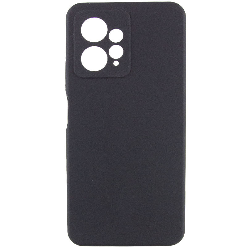 Чохол Silicone Cover Lakshmi Full Camera (AAA) на Xiaomi Redmi Note 12 4G (Чорний / Black)