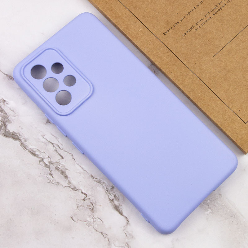 Чохол Silicone Cover Lakshmi Full Camera (AA) на Samsung Galaxy A52 4G / A52 5G / A52s (Бузковий / Dasheen) в магазині vchehle.ua