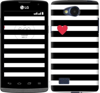 

Чехол Черно-белые полосы для LG Joy H220 751887