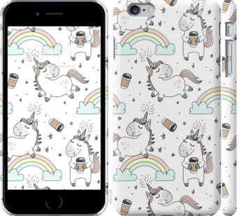 

Чехол Единорог и кофе для iPhone 6 plus (5.5'') 840580