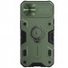 Фото TPU+PC чехол Nillkin CamShield Armor no logo (шторка на камеру) для Apple iPhone 14 (6.1") (Зеленый) на vchehle.ua