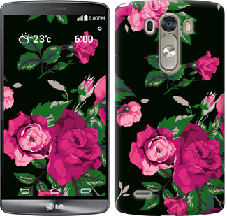 

Чехол Розы на черном фоне для LG D856 Dual G3 546967