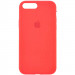 Чехол Silicone Case Full Protective (AA) для Apple iPhone 7 plus / 8 plus (5.5") (Оранжевый / Pink citrus)