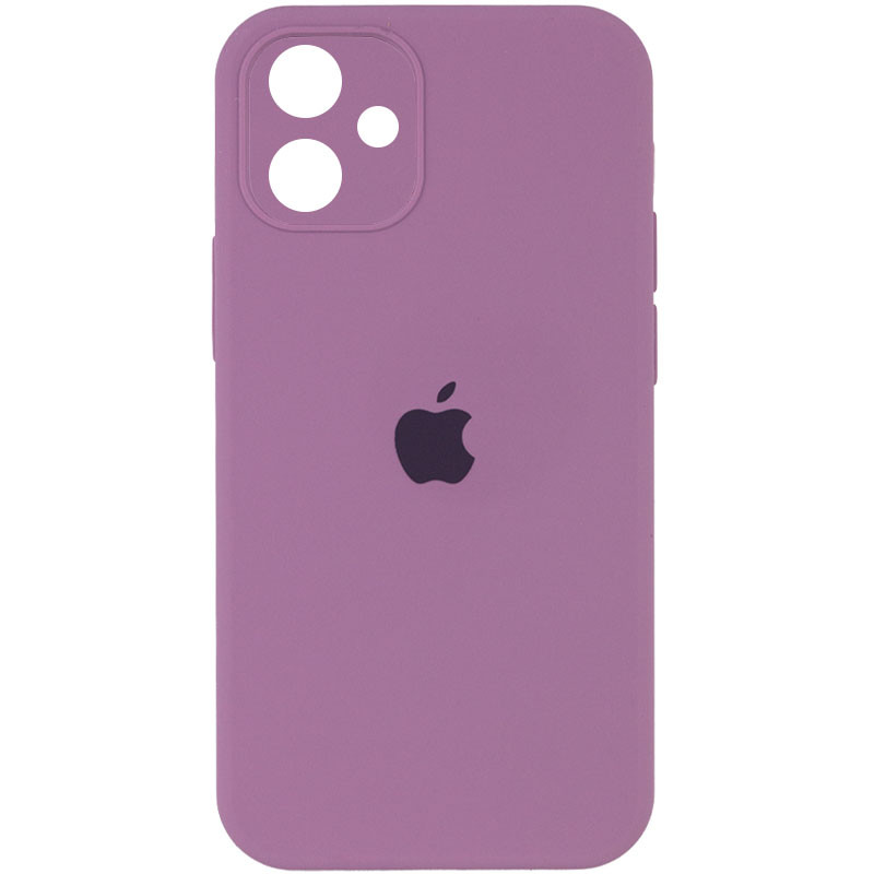 Чохол Silicone Case Square Full Camera Protective (AA) на Apple iPhone 11 (6.1") (Ліловий / Lilac Pride)