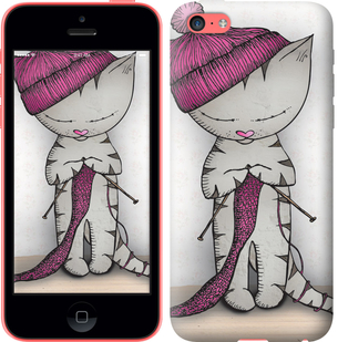 

Чохол Кішка рукодільниця на iPhone 5c 584058
