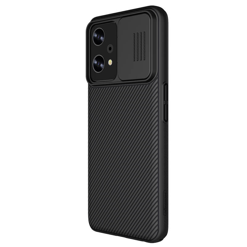 Фото Карбонова накладка Nillkin Camshield (шторка на камеру) на OnePlus Nord CE2 Lite 5G (Чорний / Black) на vchehle.ua