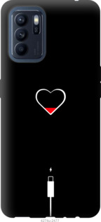 Чохол Підзарядка серця на Oppo Reno6 Z