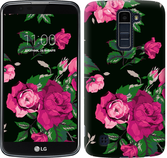 

Чехол Розы на черном фоне для LG K10 / K410 546993