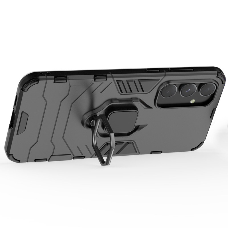 Фото Ударопрочный чехол Transformer Ring for Magnet для Samsung Galaxy A35 (Черный / Soul Black) в магазине vchehle.ua