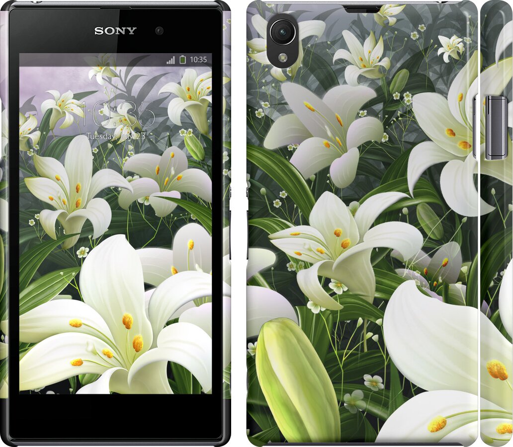 

Чохол Білі лілії на Sony Xperia Z1 C6902 245782