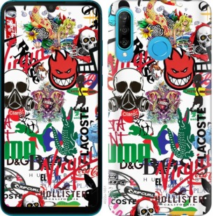 

Чехол Many different logos для Huawei Y9 Prime 2019 741115