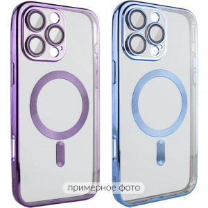 TPU чехол Fibra Chrome with Magnetic safe для Apple iPhone 16 (6.1")