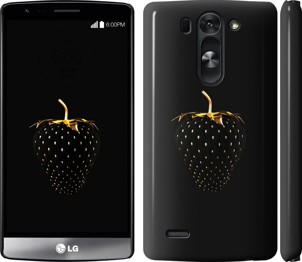 

Чехол Черная клубника для LG G3s D724 97870