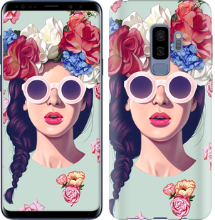 

Чохол Дівчина з квітами на Samsung Galaxy S9 Plus 607900