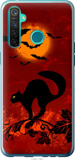 

Чохол Чёрная кошка под луной для Realme 5 Pro 1422476