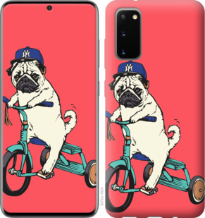 

Чохол Мопс на велосипеді на Samsung Galaxy S20 878861