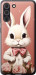 Чехол Зайчик для Samsung Galaxy S21 FE