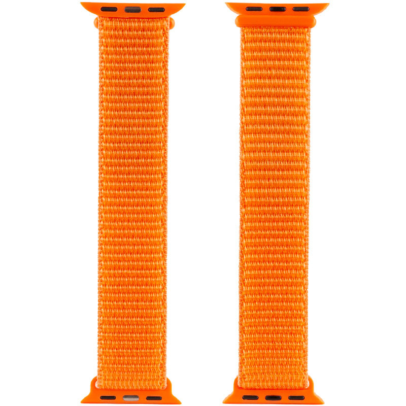 Ремешок Nylon для Apple Watch 38/40/41/42mm (Оранжевый / Orange)