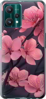 Чохол Пурпурна сакура на Realme 9 Pro