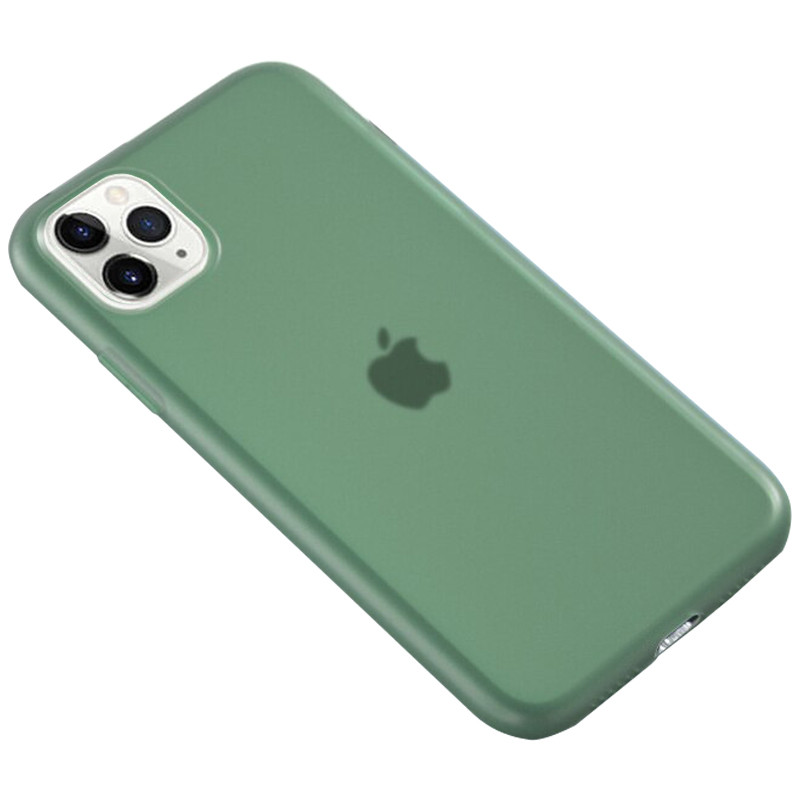 

Силиконовый матовый полупрозрачный чехол для Apple iPhone 11 Pro Max (6.5") (Зеленый / Pine green) 789717