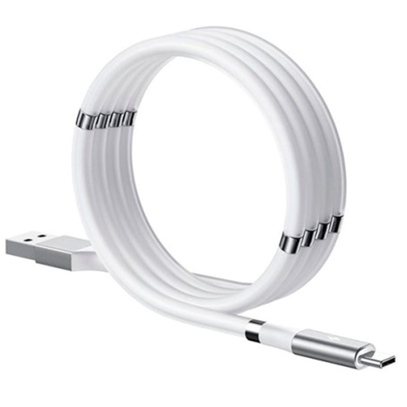 

Дата кабель Magnetic-ring USB to Type-C (Білий) 1163144