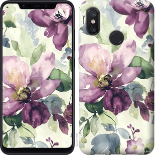 

Чехол Цветы акварелью для Xiaomi Mi8 668345