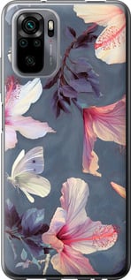 

Чехол Нарисованные цветы для Xiaomi Redmi Note 10S 1696170